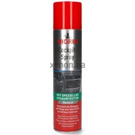 NIGRIN Cockpit-Spray Neutral пенный 45-дневный очиститель протектант для пластика нейтральный 400 мл
