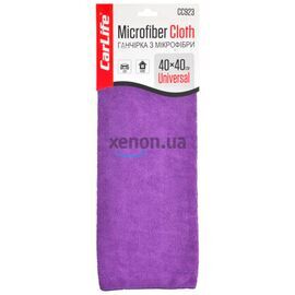 CarLife Mictofiber Cloth Universal микрофибра малой плотности фиолетовая 40х40 cм