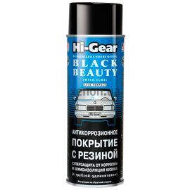 Hi-Gear Black Beauty антикор с резиновым наполнителем 482 г