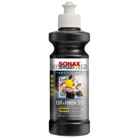 SONAX PROFILINE Cut +Finish 05-05 одношаговая полировальная паста 250 мл, Объем: 250 мл