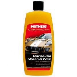 MOTHERS California Gold Carnauba Wash & Wax автошампунь з натуральним воском карнауби 473 мл