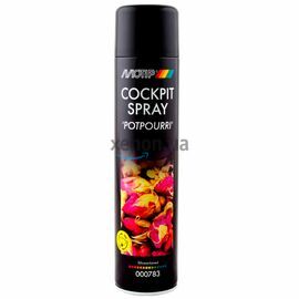 MOTIP Black Line Cockpit Spray Potpourri аэрозольный полироль для пластика попурри 600 мл