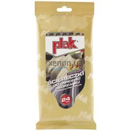 Plak Leather Wipes одноразовые салфетки для очистки кожи автомобиля 24 шт