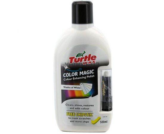 Белый полироль-тефлон Turtle Wax Color Magic Plus 500 мл