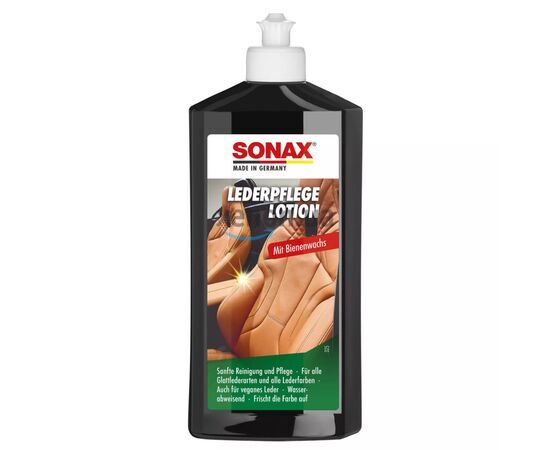 SONAX LederPflege Lotion лосьйон для догляду за шкірою авто 250 мл