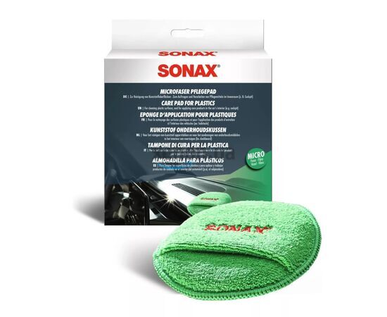 SONAX Care Pad аппликатор из микрофибры для кожи и пластика