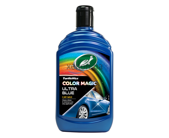 Turtle Wax Color Magic Ultra Blue Wax синий полироль с тефлоном PTFE 500 мл, Цвет: Синий, Объем: 500 мл