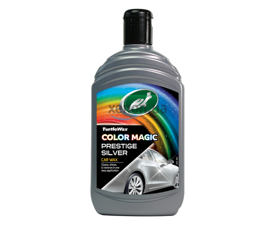 Turtle Wax Color Magic Prestige Silver Wax серебристый (серый) полироль с тефлоном PTFE 500 мл, Цвет: Серый, Объем: 500 мл