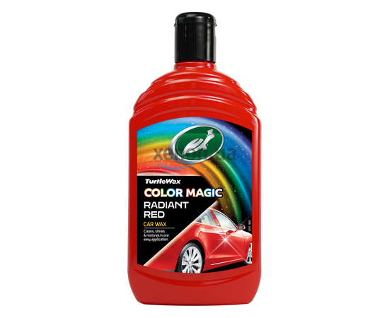 Turtle Wax Color Magic Radiant Red Wax красный полироль с тефлоном PTFE 500 мл, Цвет: Красный, Объем: 500 мл