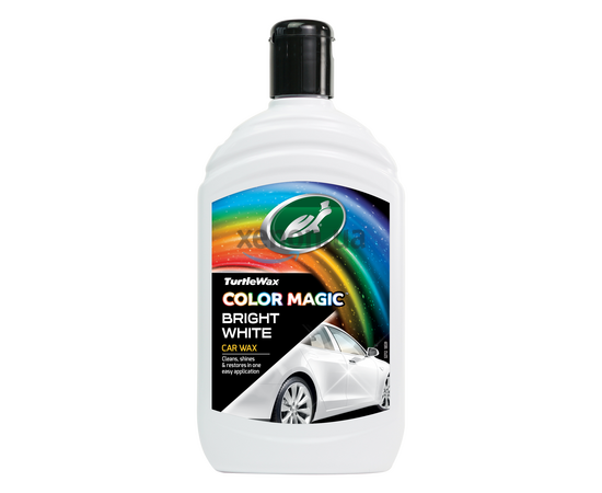 Turtle Wax Color Magic Bright White Wax білий поліроль з PTFE тефлоном 500 мл, Колір: Білий, Обʼєм: 500 мл