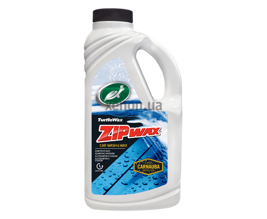 Turtle Wax Zip Wax автошампунь з воском карнауба 1 л, Запах: Без запаха, Объем: 1 л