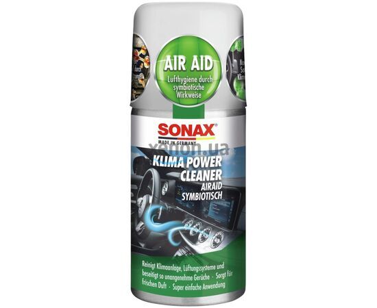 Очиститель кондиционера с антибактериальным эффектом SONAX Klima Power Cleaner AirAid, 100 мл (323100)