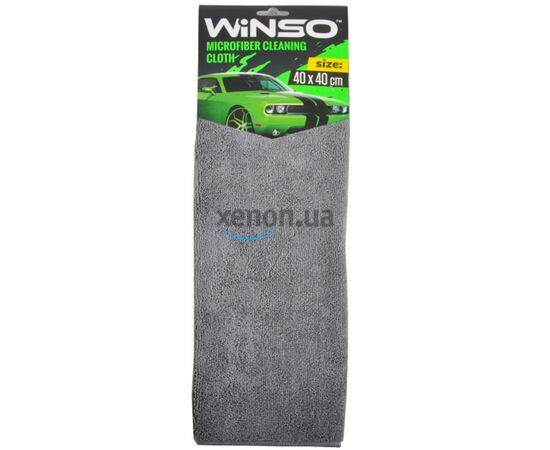 WINSO Mictofiber Cleaning Cloth микрофибра малой плотности серая 40х40 см