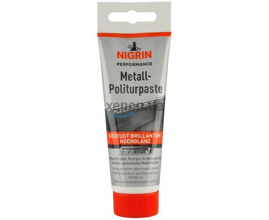 NIGRIN Performance Metall-Politurpaste паста для полировки металлов и хрома 75 мл