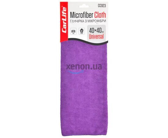 CarLife Mictofiber Cloth Universal микрофибра малой плотности фиолетовая 40х40 cм