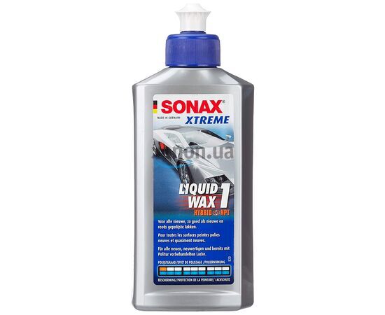 SONAX XTREME Brilliant Wax 1 Hybrid NPT финишный полироль с воском 250 мл, Объем: 250 мл