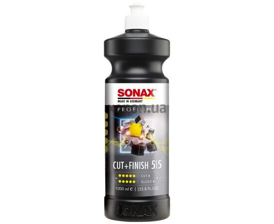 SONAX PROFILINE Cut +Finish 05-05 одношаговая полировальная паста 1 л, Объем: 1 л