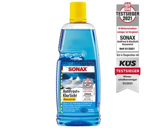 SONAX Anti Frost +KlarSicht зимний концентрат омывателя 1 л -60°C