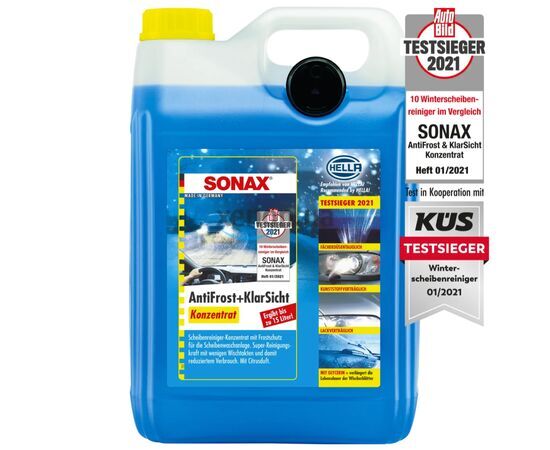 SONAX Anti Frost +KlarSicht зимний концентрат омывателя 5 л -60°C