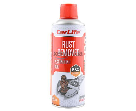 CarLife Rust Remover высокоэффективный удалитель ржавчины 450 мл, Объем: 450 мл