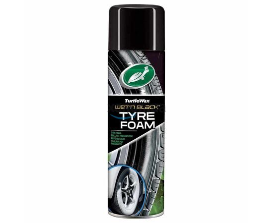 Turtle Wax Hybrid Solutions Wet-n-Black пенный очиститель полироль для шин 500 мл