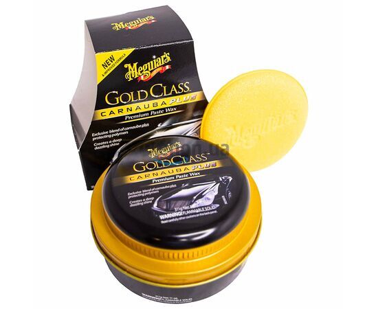 Meguiars Gold Class Carnauba Plus Paste Wax карнауба твердий віск 311 г