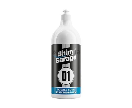 Shiny Garage Double Sour Shampoo & Foam 2 в 1 кислотный автошампунь и активная пена 1 л, Запах: Кондиционер для белья, Объем: 1 л