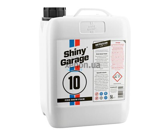 Shiny Garage Pink Snow Foam розовая активная пена для бесконтактной мойки 5 л, Запах: Ревень, Объем: 5 л