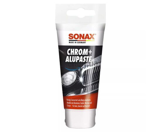 SONAX Chrome+ AluPaste поліроль для хрому, алюмінію, латуні 75 мл