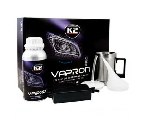 K2 VAPRON Pro професійний набір для ремонту фар 600 мл