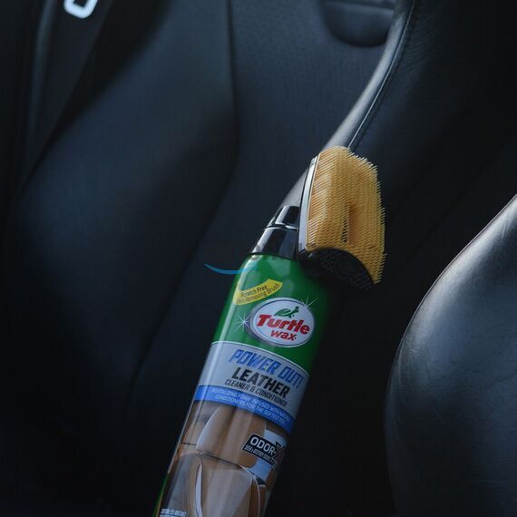 Очиститель и кондиционер для кожи Turtle Wax Leather Cleaner & Conditioner со щеткой 400 мл