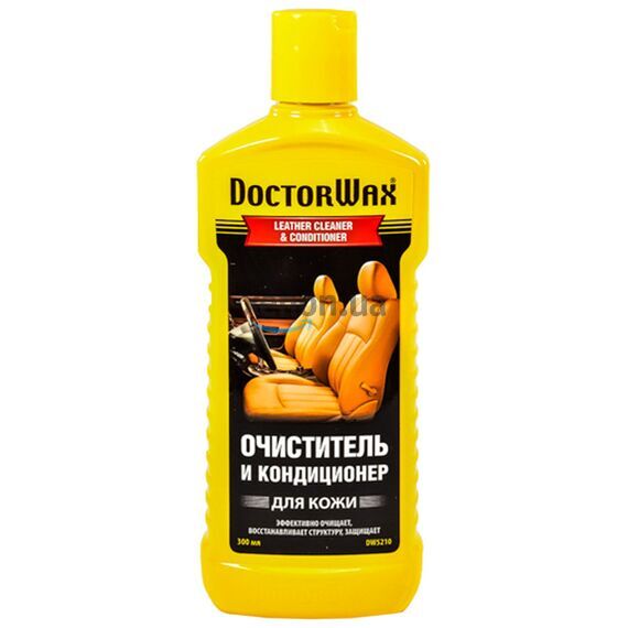 Очиститель кондиционер кожи авто Doctor Wax 300 мл DW5210