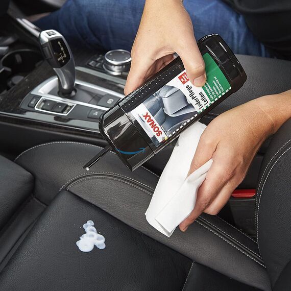 SONAX LederPflege Lotion лосьйон для догляду за шкірою авто 250 мл, зображення 9