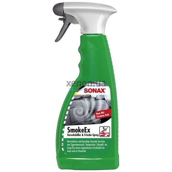 SONAX Smoke Ex Geruchskiller+Frische-Spray нейтрализатор запаха (антитабак) 500 мл, изображение 2