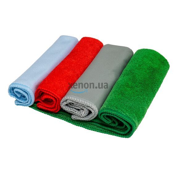 Turtle Wax набор микрофибровых салфеток для кузова и интерьера 300х400 (4 шт.), изображение 2