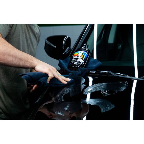 Turtle Wax Color Magic Jet Black Wax черный полироль с тефлоном PTFE 500 мл, Цвет: Черный, Объем: 500 мл, изображение 5