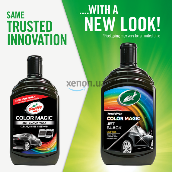 Turtle Wax Color Magic Jet Black Wax черный полироль с тефлоном PTFE 500 мл, Цвет: Черный, Объем: 500 мл, изображение 3