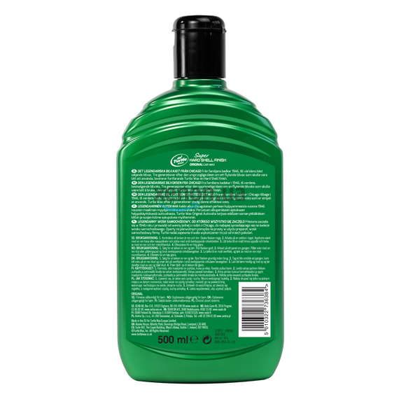 Turtle Wax Original Hard Shell Wax жидкий восковый полироль 500 мл, изображение 2