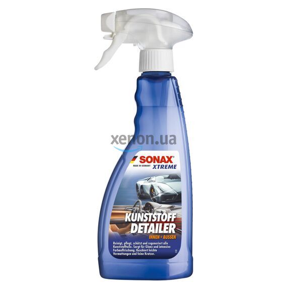 SONAX XTREME Kunststoff Detailer Дітейлер для полірування та захисту зовнішнього та внутрішнього пластику 500 мл
