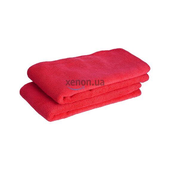 Набор салфеток из микрофибры для кузова, красные, 2 шт., 40x40 см, Sonax Microfibre Cloths Outside (416241), изображение 4