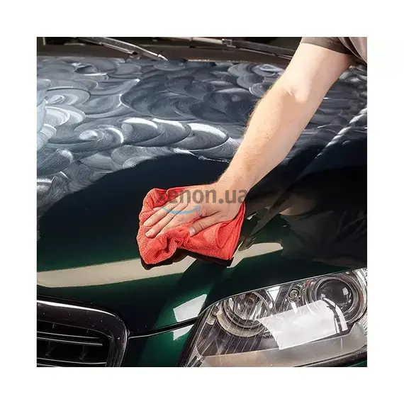 Набор салфеток из микрофибры для кузова, красные, 2 шт., 40x40 см, Sonax Microfibre Cloths Outside (416241), изображение 8