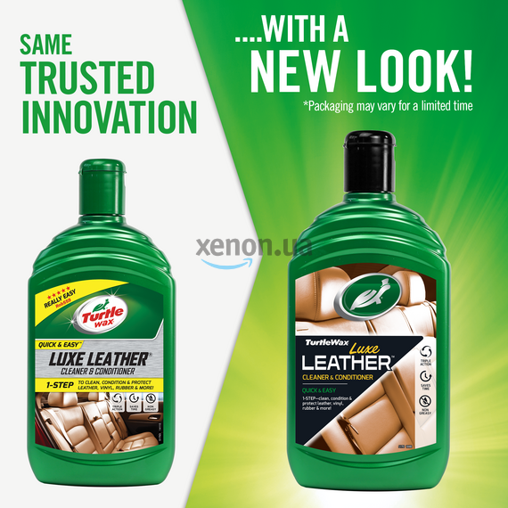 Turtle Wax Luxe Leather Quick & Easy очищувач та кондиціонер для шкіри 500 мл, зображення 2 Turtle Wax Luxe Leather Quick & Easy очищувач та кондиціонер для шкіри 500 мл, зображення 2