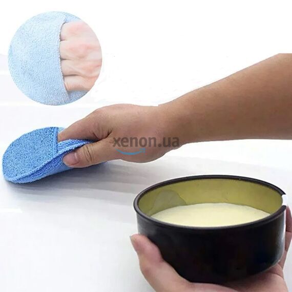 Аппликатор Turte Wax из микрофибры для нанесения и полировки 120*17мм, изображение 5