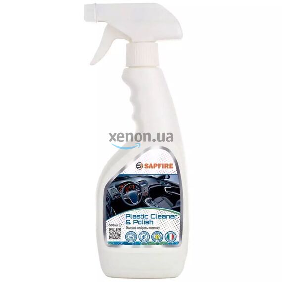 Sapfire Plastic Cleaner&Polish (002821) очиститель-полироль пластика, лимон 500 мл