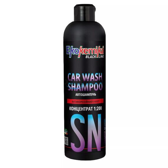Ekokemika Black Line Car Wash Shampoo автошампунь с антикоррозионным еффектом 500 мл, изображение 2