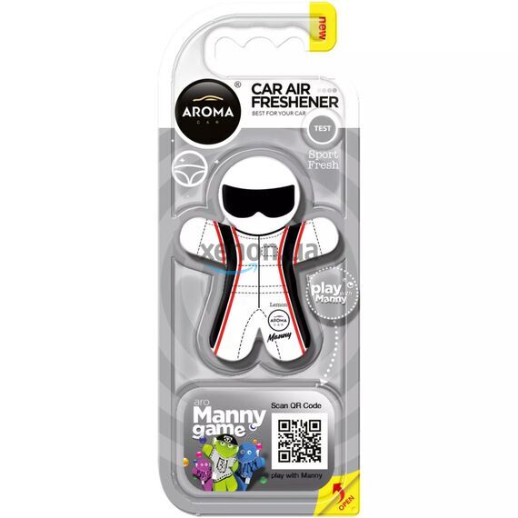 Ароматизатор Aroma Car Manny Sport Fresh: энергия и свежесть