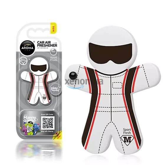 Ароматизатор Aroma Car Manny Sport Fresh: энергия и свежесть, изображение 2 Ароматизатор Aroma Car Manny Sport Fresh: энергия и свежесть, изображение 2