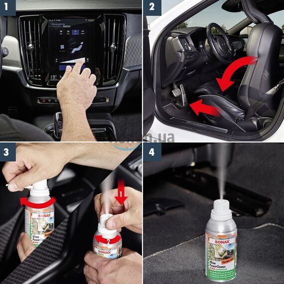 Очиститель кондиционера антибактериальный с ароматом Havana Love SONAX Klima Power Cleaner AirAid, 100 мл (323800), изображение 7 Очиститель кондиционера антибактериальный с ароматом Havana Love SONAX Klima Power Cleaner AirAid, 100 мл (323800), изображение 7