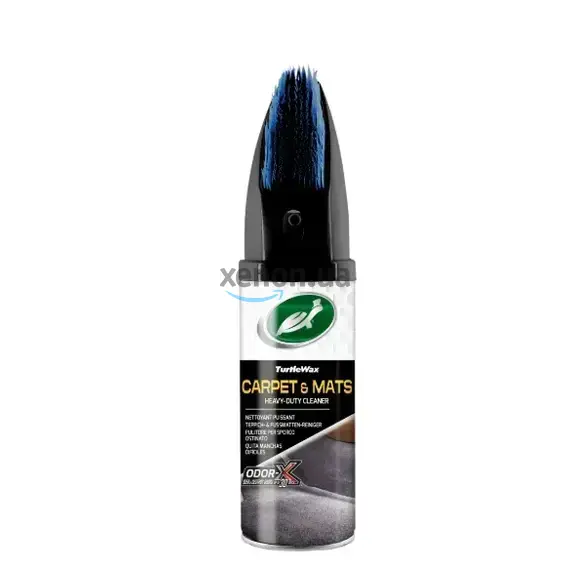 Turtle Wax Power Out Carpet & Mats Cleaner Odor-X химчистка карпета и ковриков со щеткой 400 мл