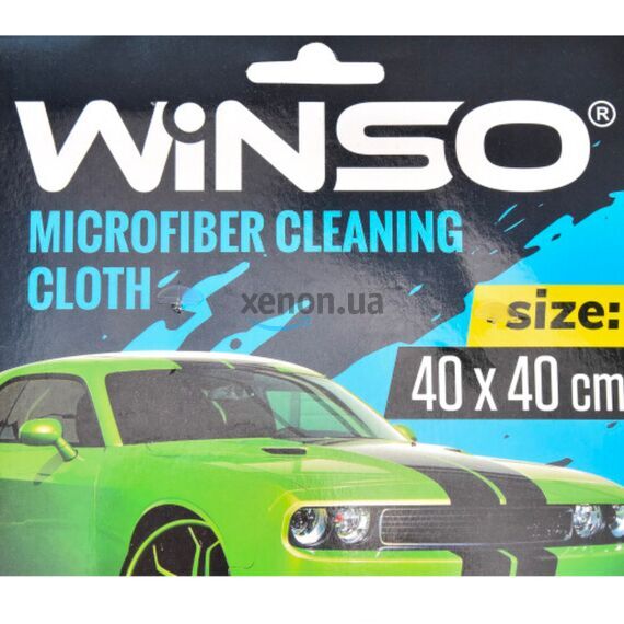 WINSO Mictofiber Cleaning Cloth микрофибра малой плотности синяя 40х40 см, изображение 2